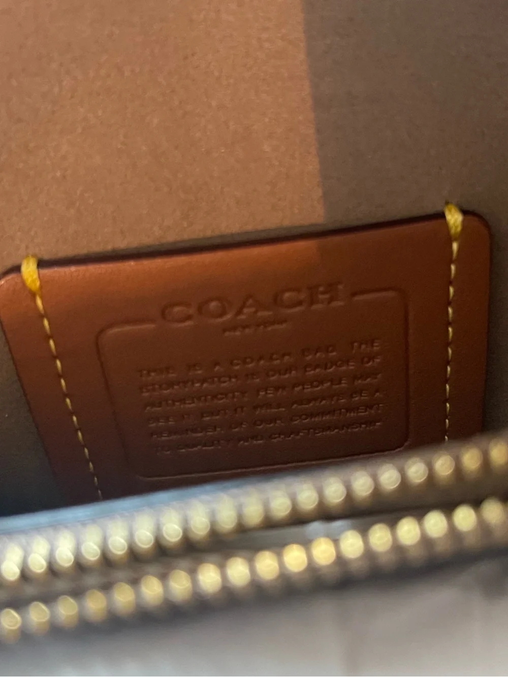Coach leather crossbody
